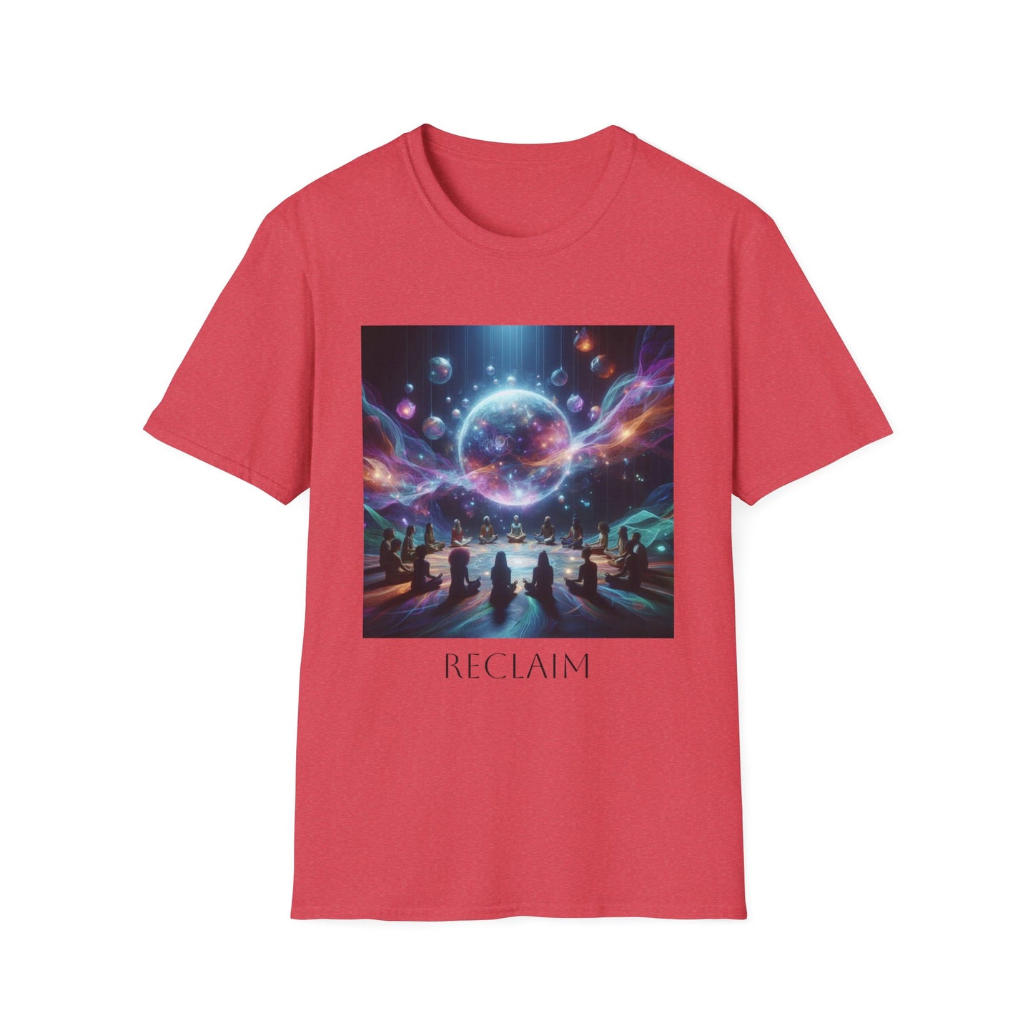 Camiseta unisex de meditación cósmica - Vibras espirituales