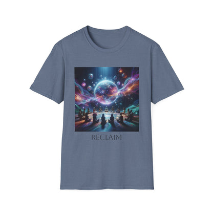 Camiseta unisex de meditación cósmica - Vibras espirituales