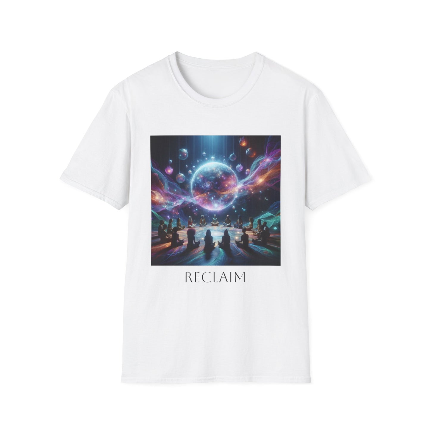 Camiseta unisex de meditación cósmica - Vibras espirituales