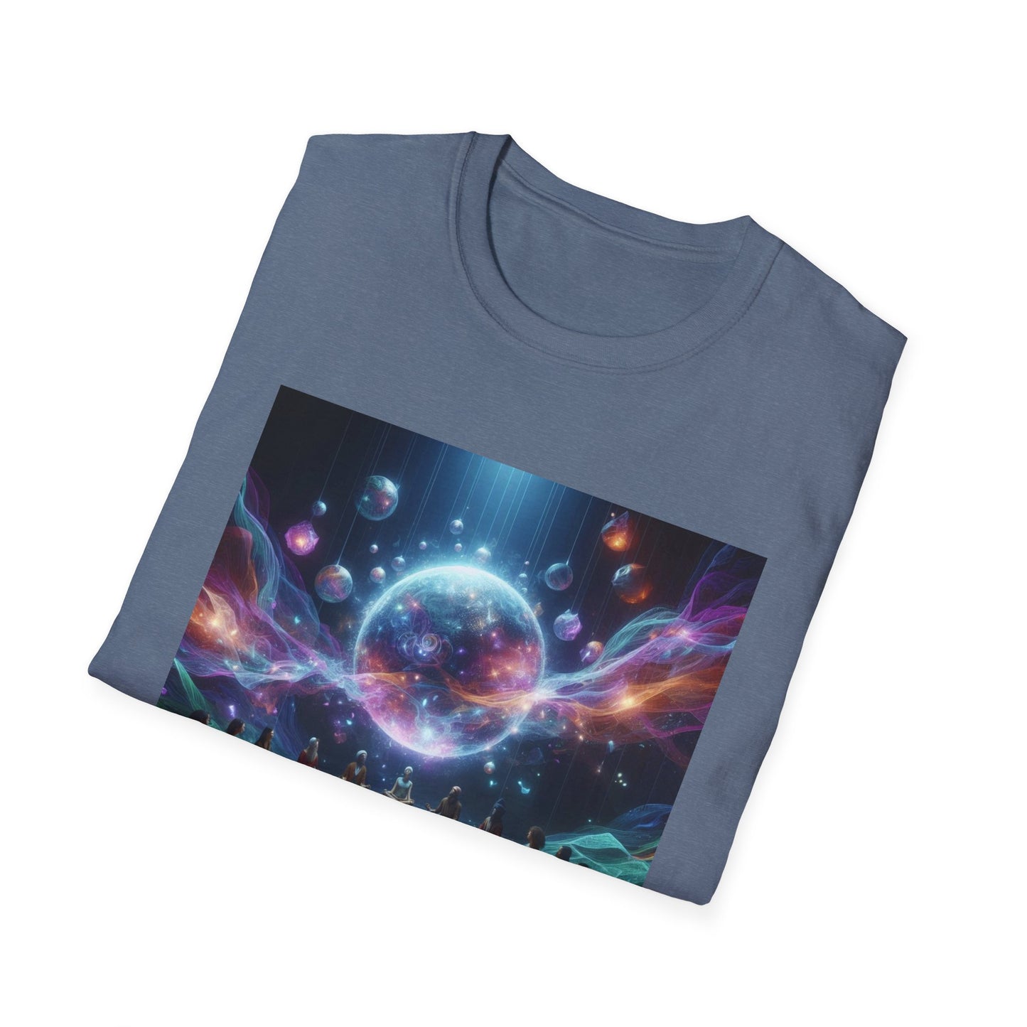 Camiseta unisex de meditación cósmica - Vibras espirituales