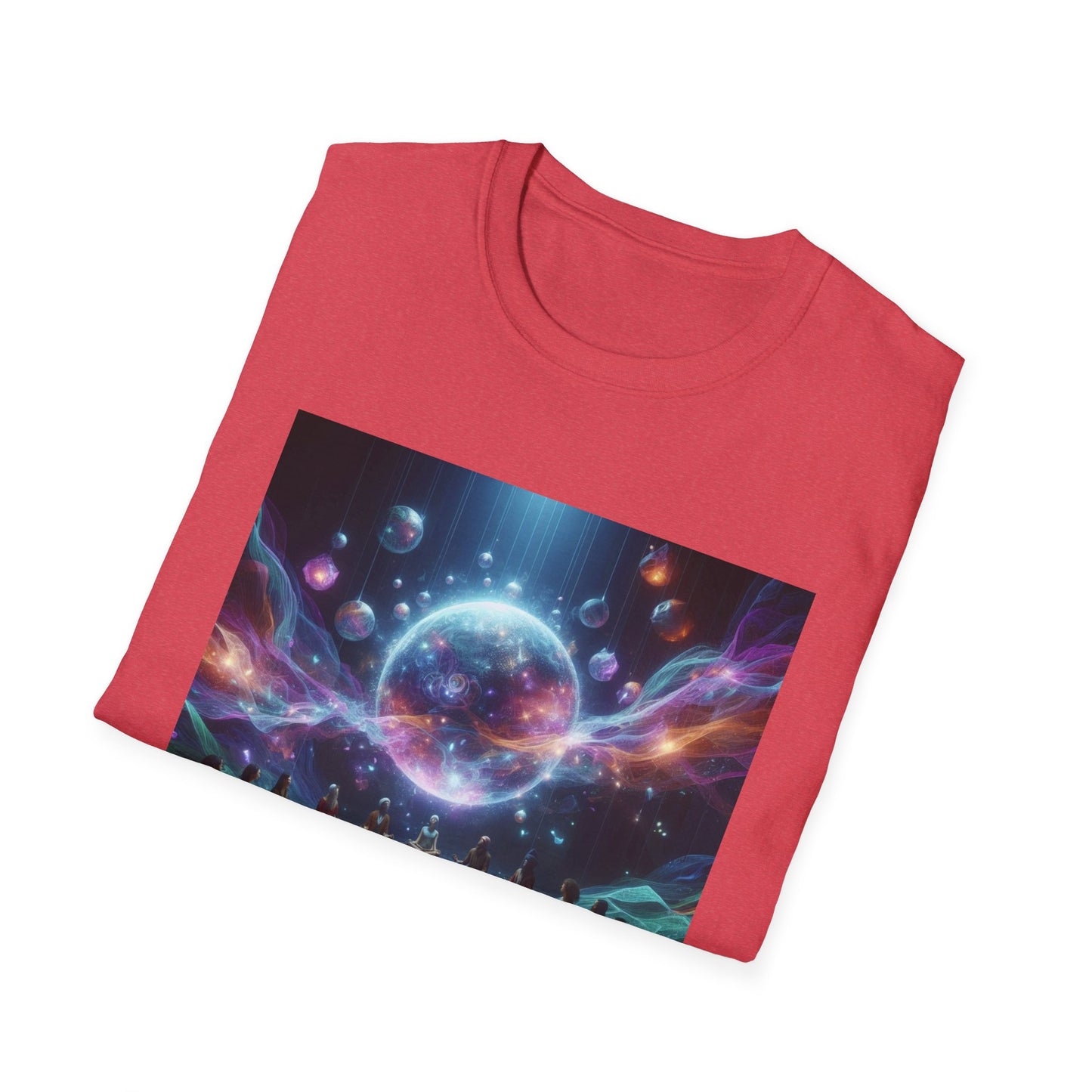 Camiseta unisex de meditación cósmica - Vibras espirituales