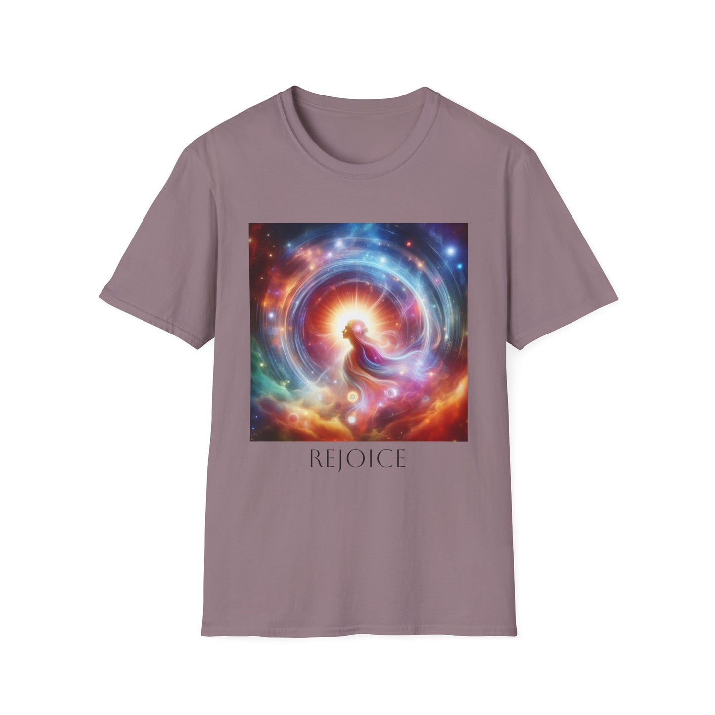 Camiseta unisex de estilo suave - "Ver con una nueva perspectiva" - Camiseta de arte cósmico para buscadores espirituales