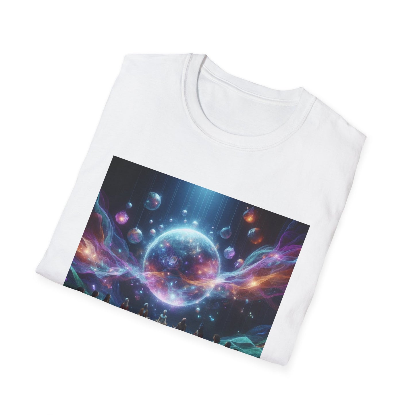 Camiseta unisex de meditación cósmica - Vibras espirituales