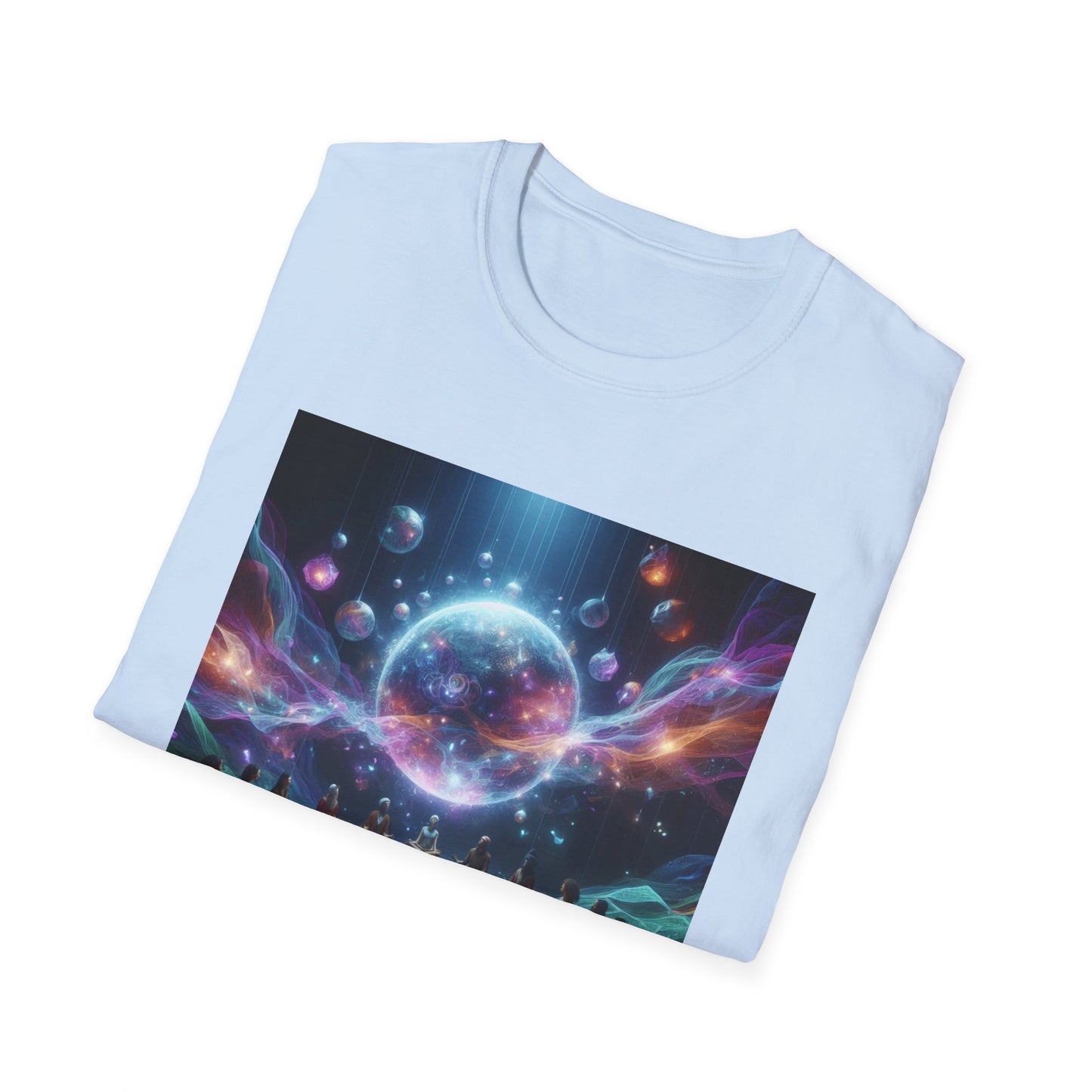 Camiseta unisex de meditación cósmica - Vibras espirituales