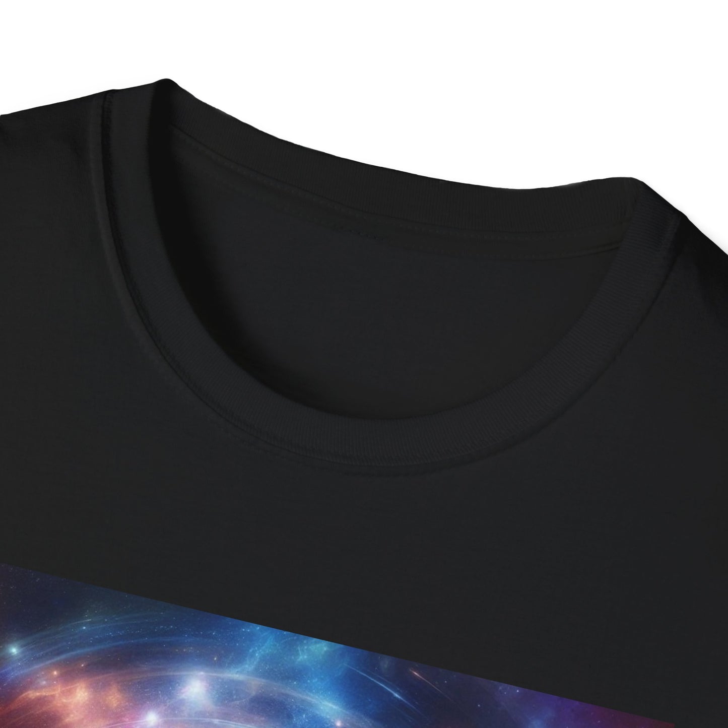 Camiseta unisex de estilo suave - "Ver con una nueva perspectiva" - Camiseta de arte cósmico para buscadores espirituales