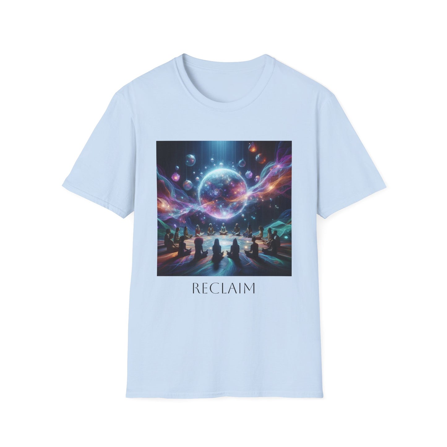 Camiseta unisex de meditación cósmica - Vibras espirituales