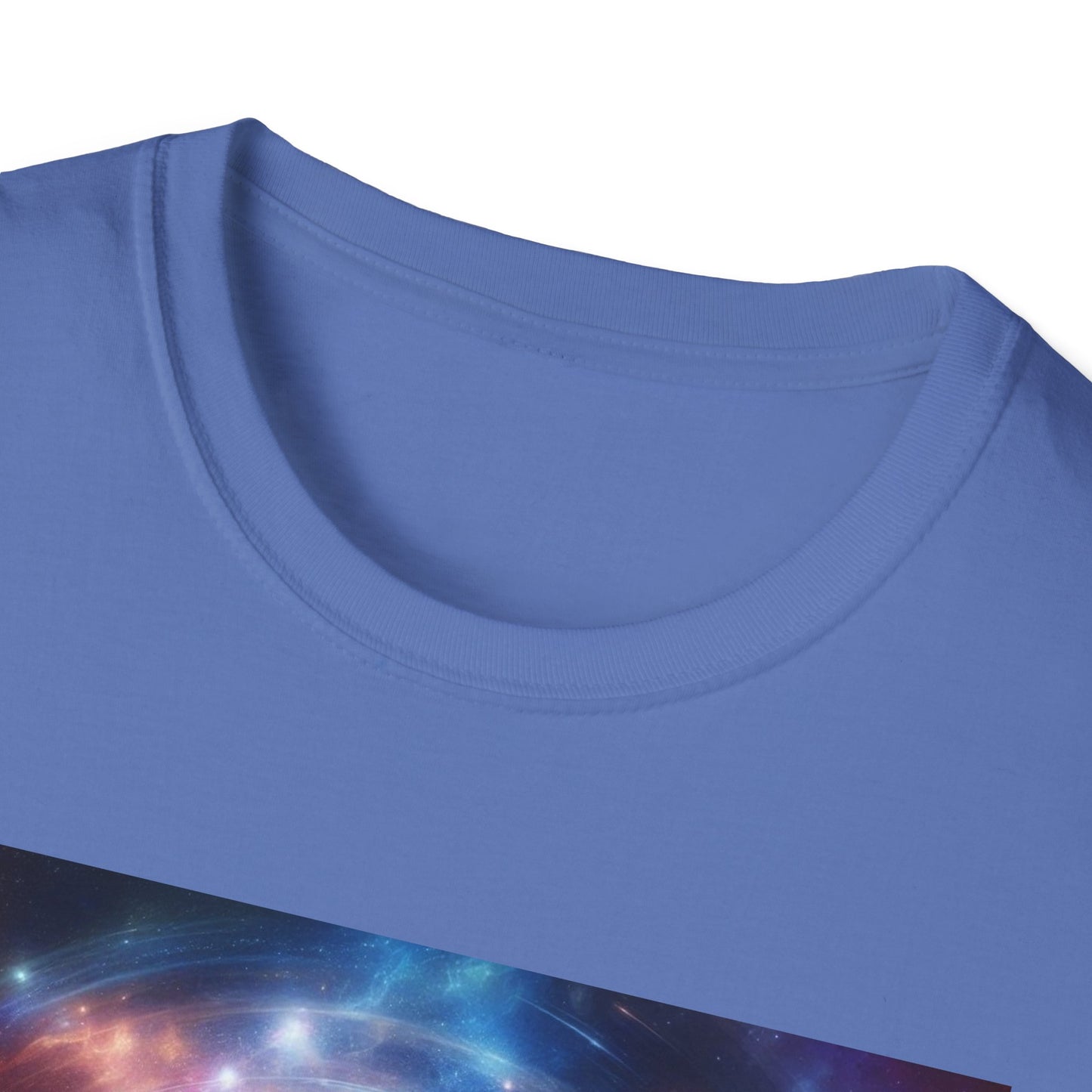 Camiseta unisex de estilo suave - "Ver con una nueva perspectiva" - Camiseta de arte cósmico para buscadores espirituales